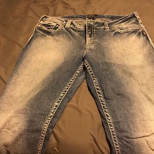 Silver jeans. Size 20x35. Worn once